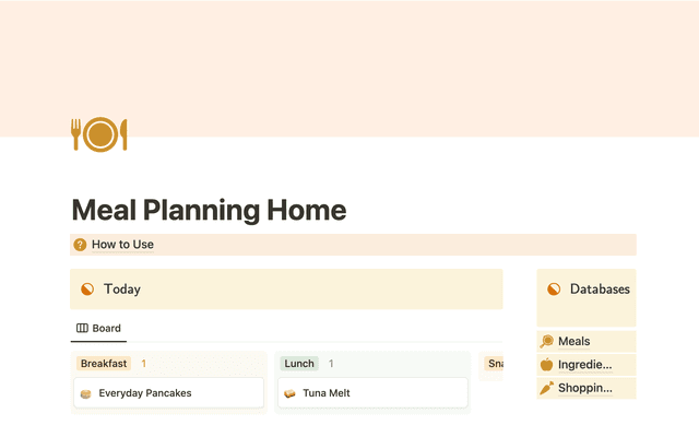 Meal Planning