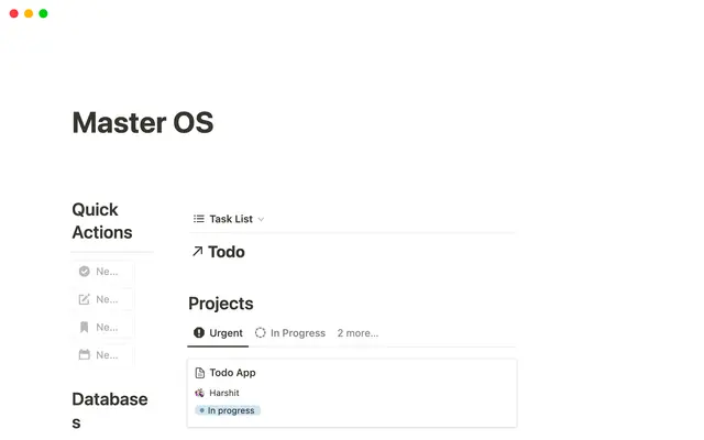 Master OS