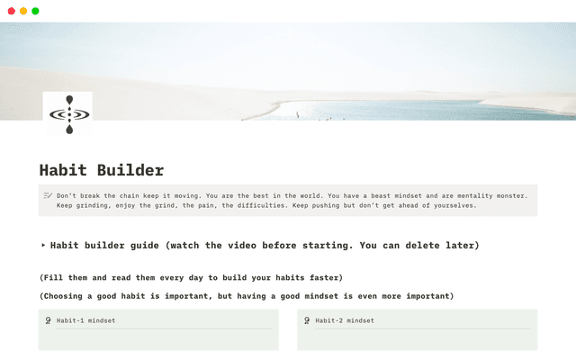 Habit Builder