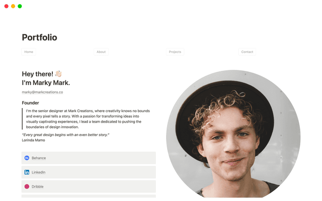 Online Portfolio