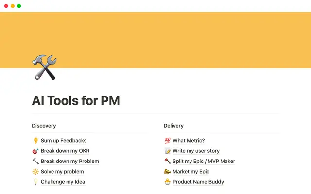 Notion AI Tools for Product Managers