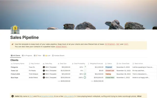 Sales Pipeline