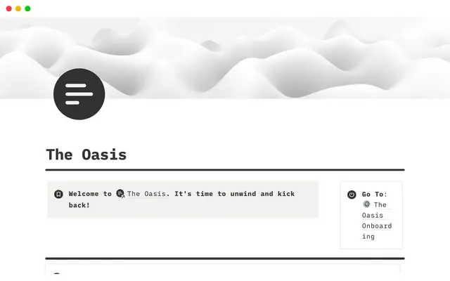 The Oasis