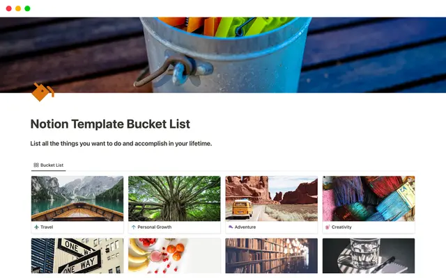 Bucket List