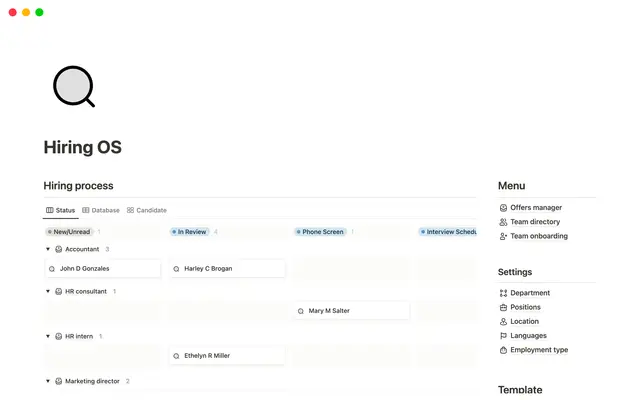 Hiring OS