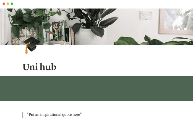 University hub