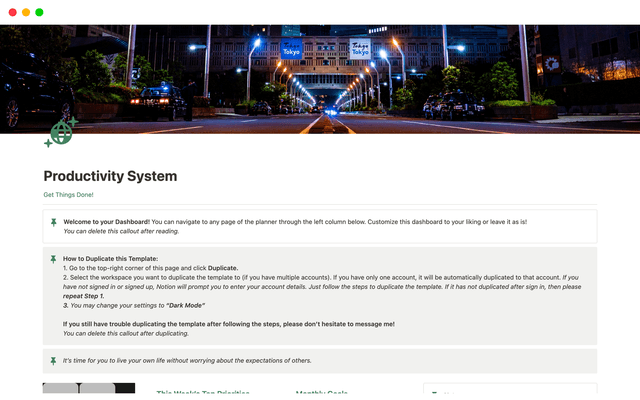 Productivity System