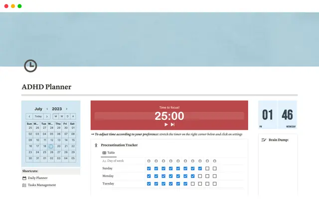 ADHD Planner