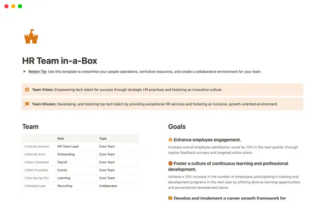 HR Team in-a-Box