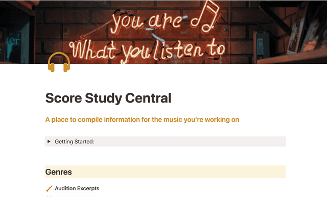Score Study Central