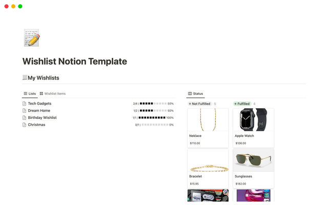 Wishlist