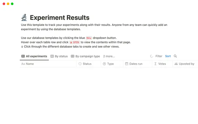 Experiment Results